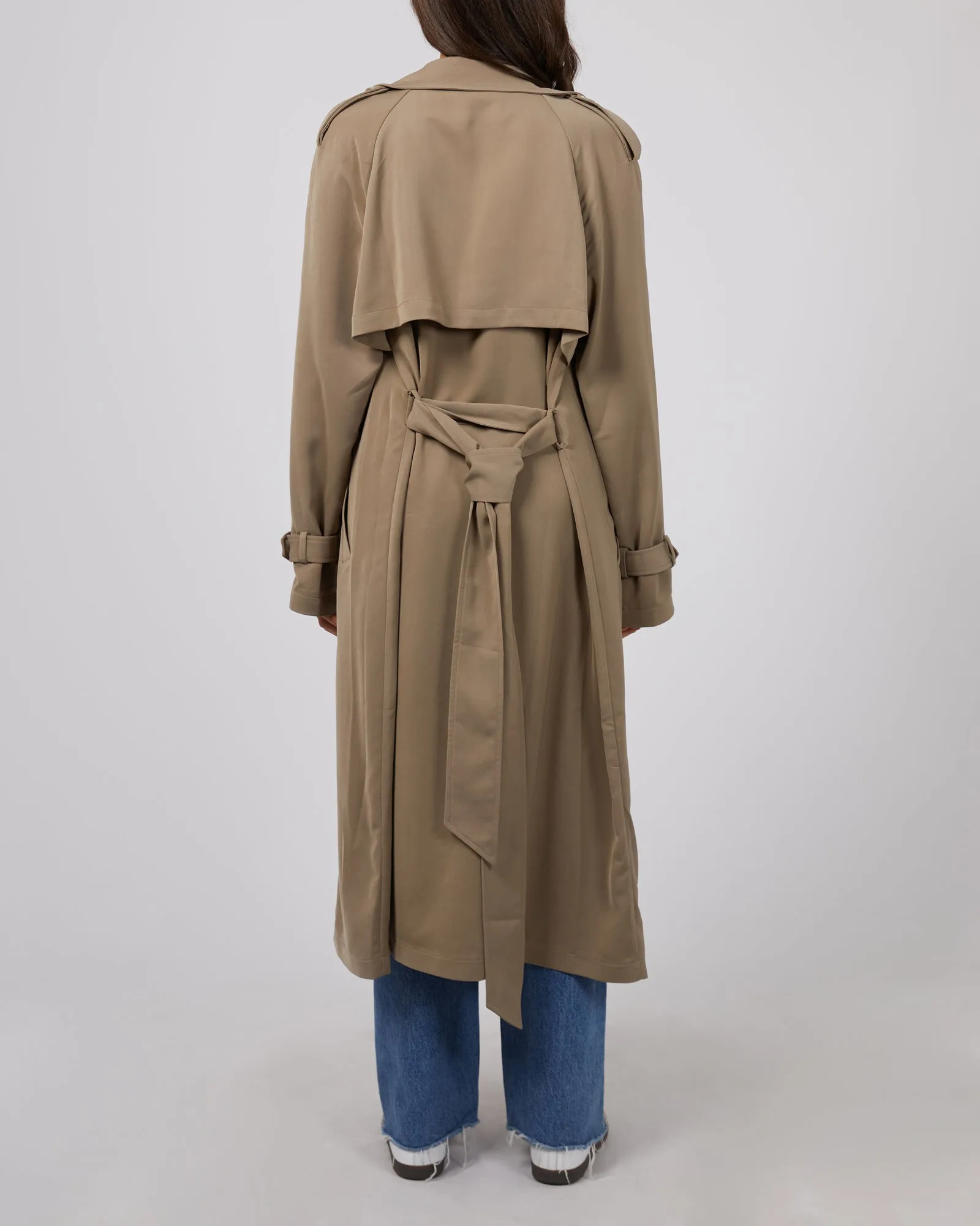 Eve Staple Trench Coat Tan sold by All About Eve product image thumbnail 3