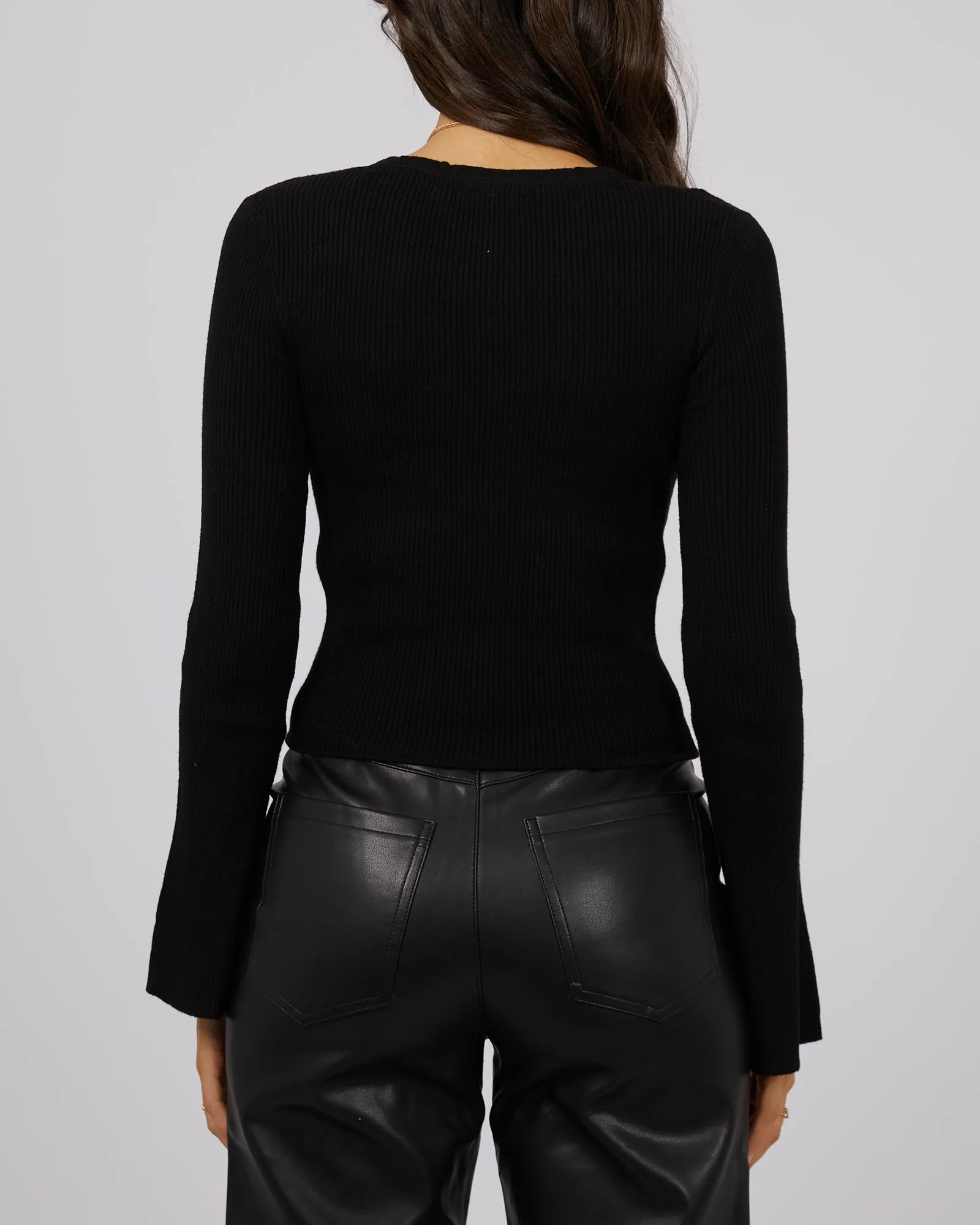 Janis Knit Top Black sold by All About Eve product image thumbnail 3