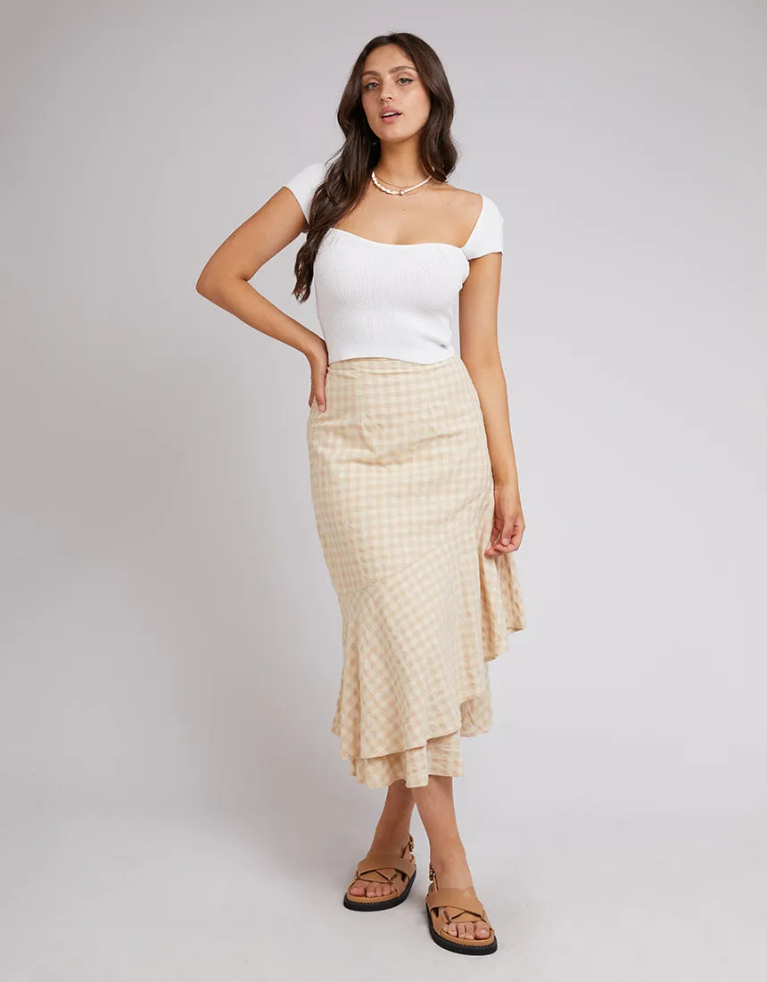 Georgette Maxi Skirt Oatmeal sold by All About Eve product image thumbnail 2