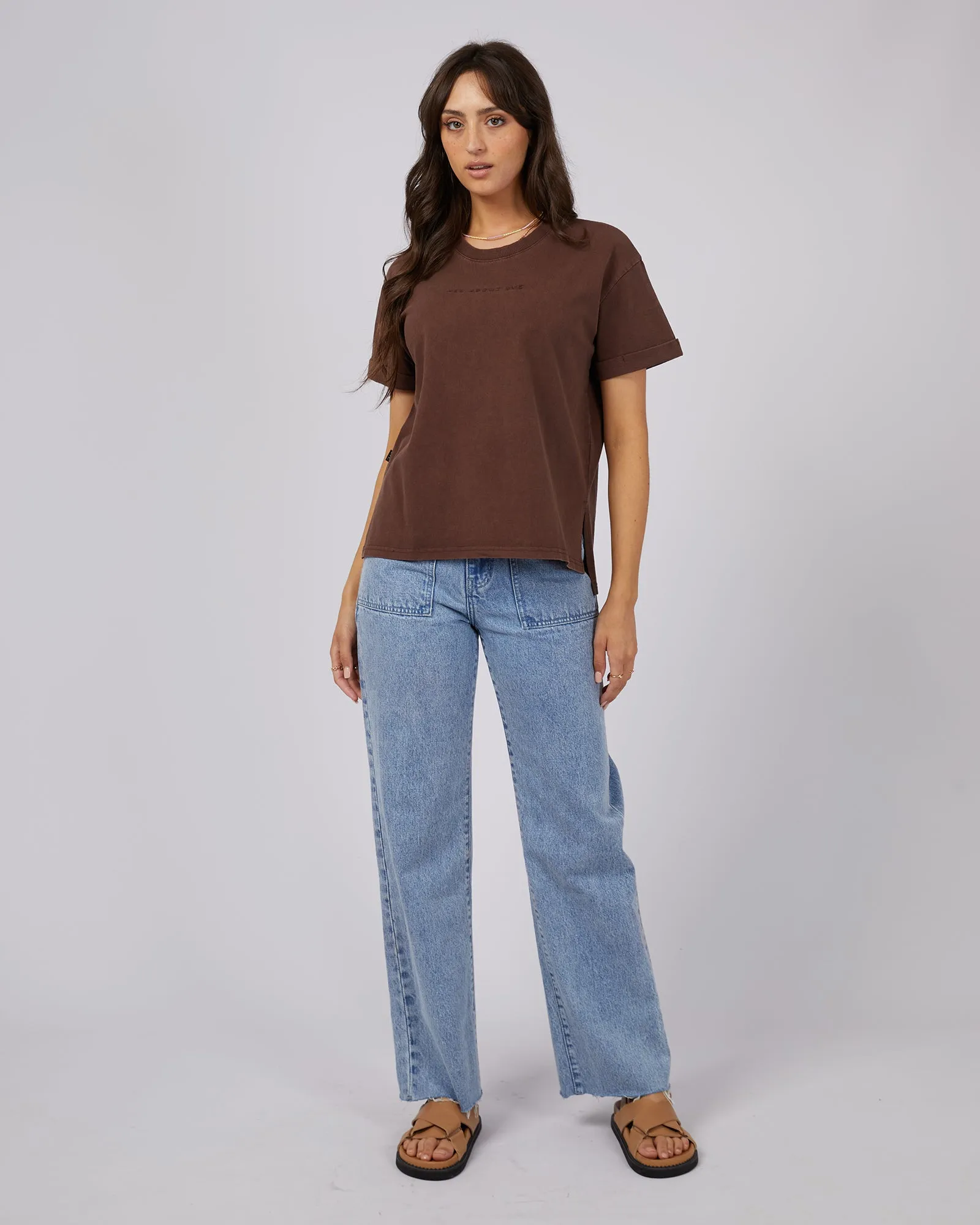 Aae Washed Tee Brown sold by All About Eve product image thumbnail 2