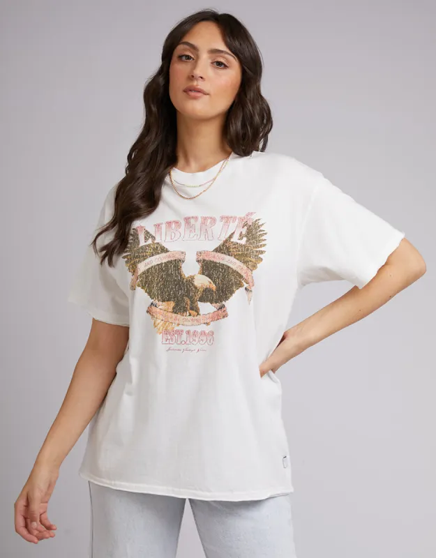 Loyal Tee Vintage White sold by All About Eve
