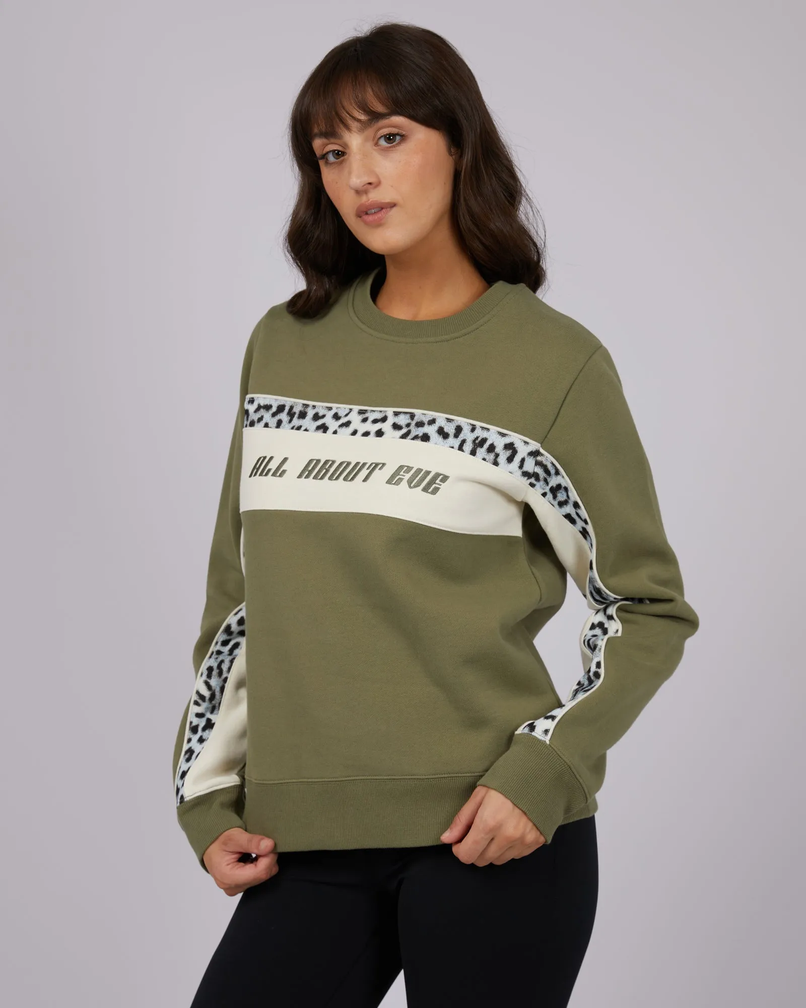 Glacier Fitted Crew Khaki sold by All About Eve product image thumbnail 4