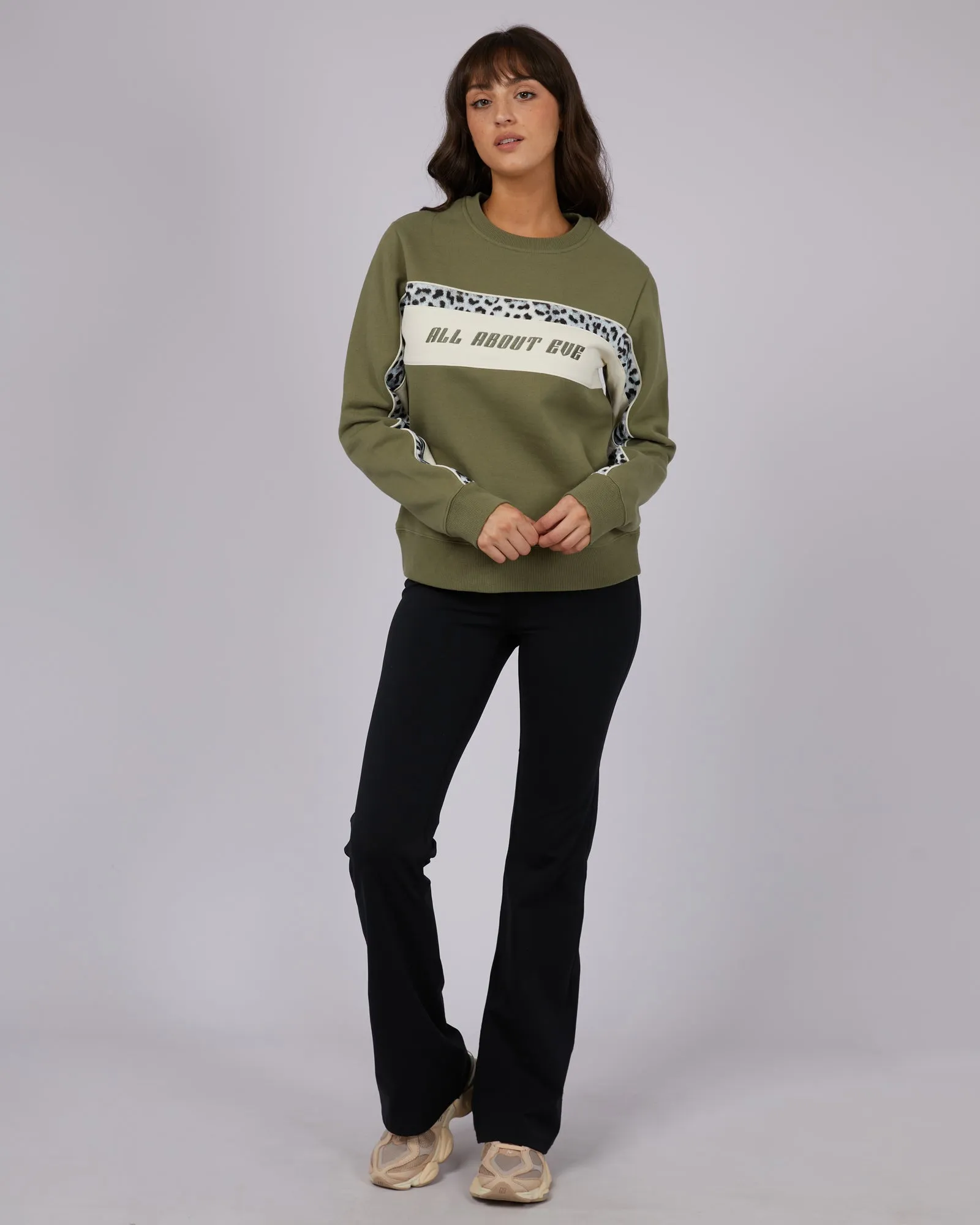 Glacier Fitted Crew Khaki sold by All About Eve product image thumbnail 2