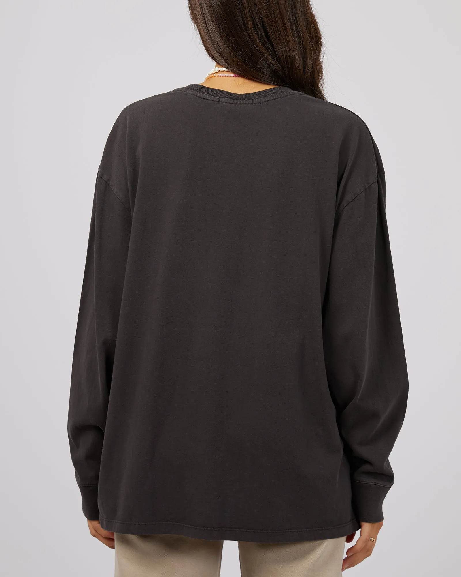 Birdie Long Sleeve Tee Washed Black sold by All About Eve product image thumbnail 3