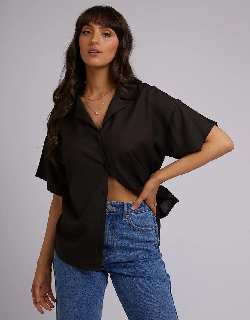 Gracie Shirt Black sold by All About Eve