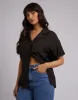 Gracie Shirt Black sold by All About Eve