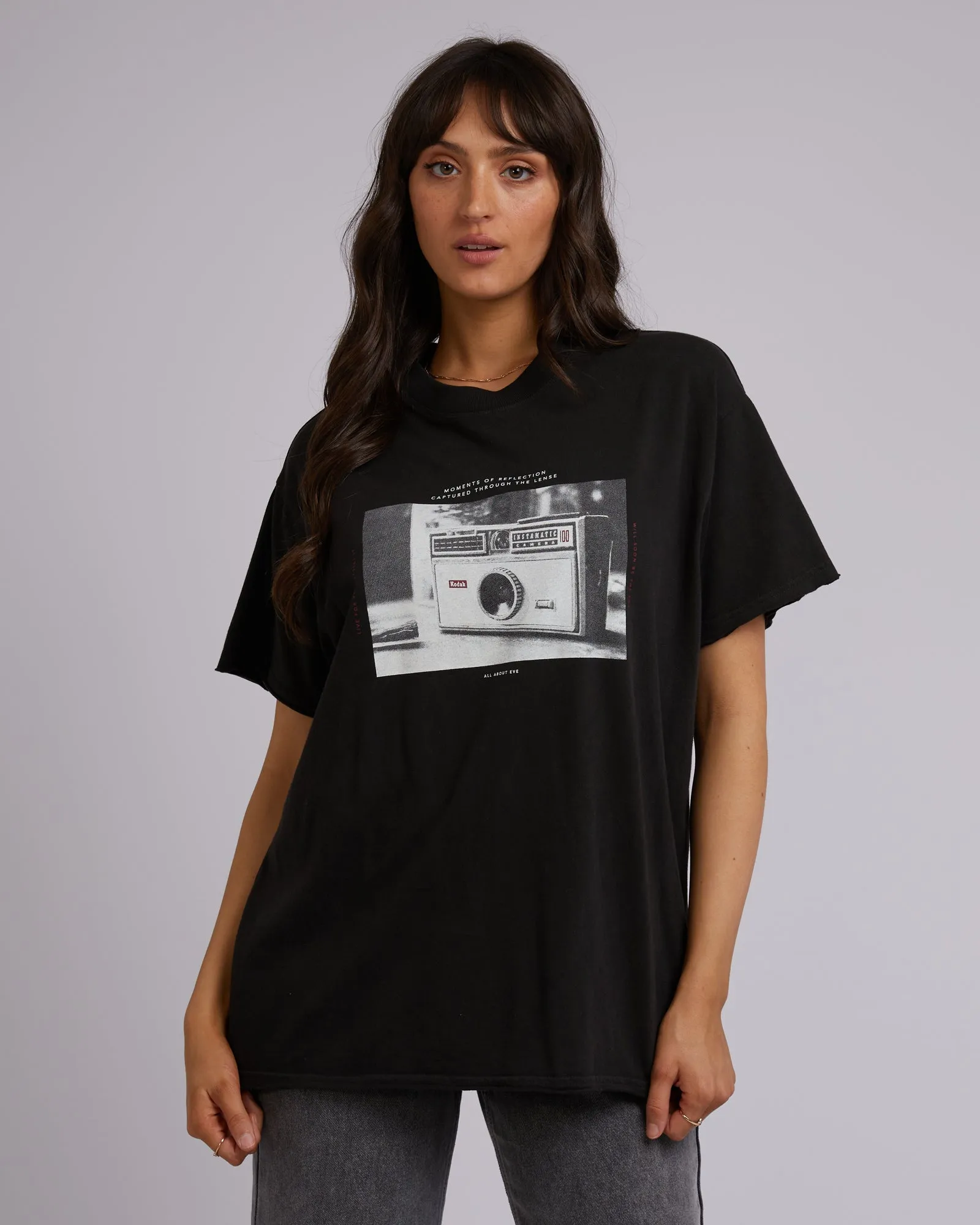 Lense Oversized Tee Washed Black sold by All About Eve