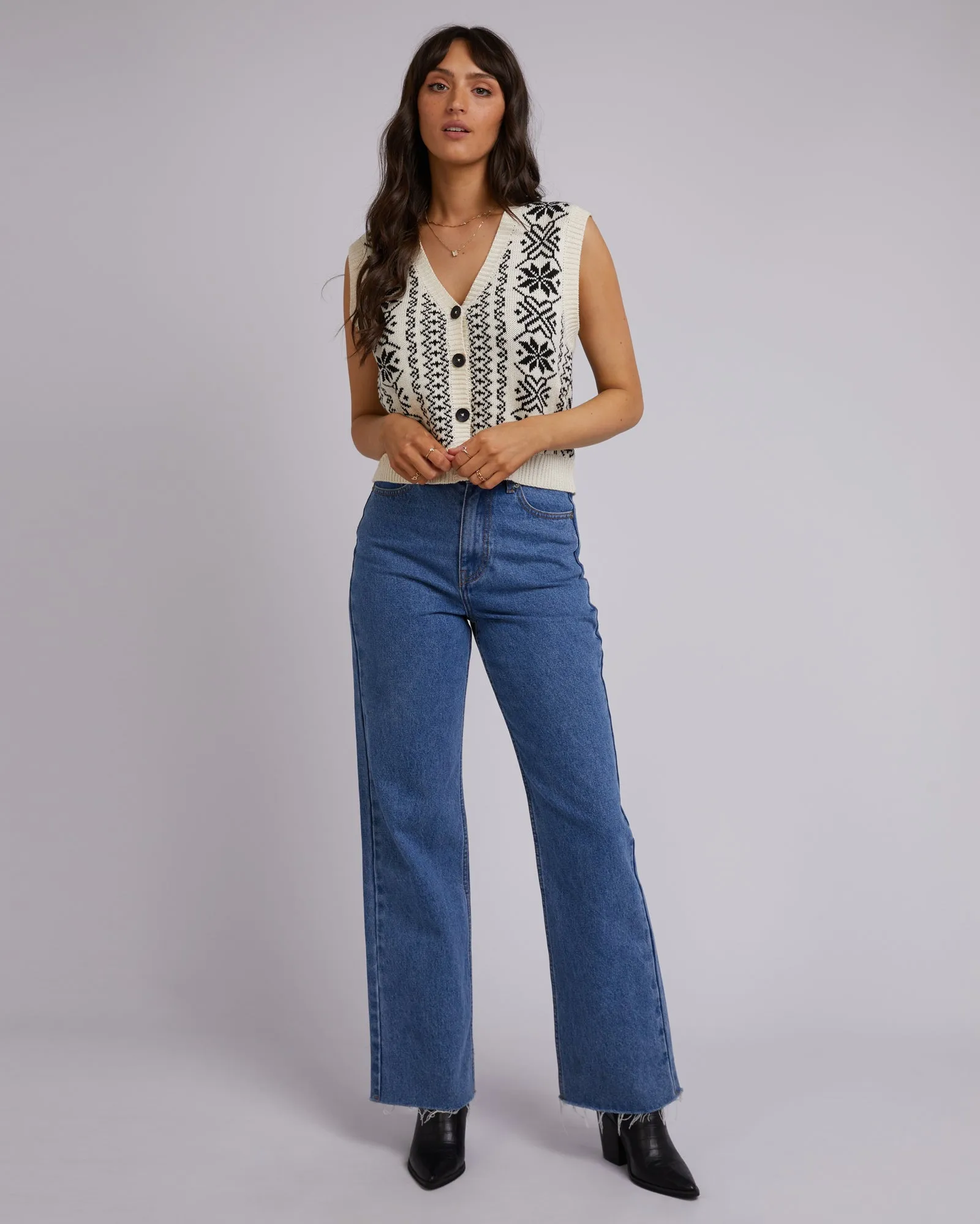 Fleetwood Knit Vest Vintage White sold by All About Eve product image thumbnail 2