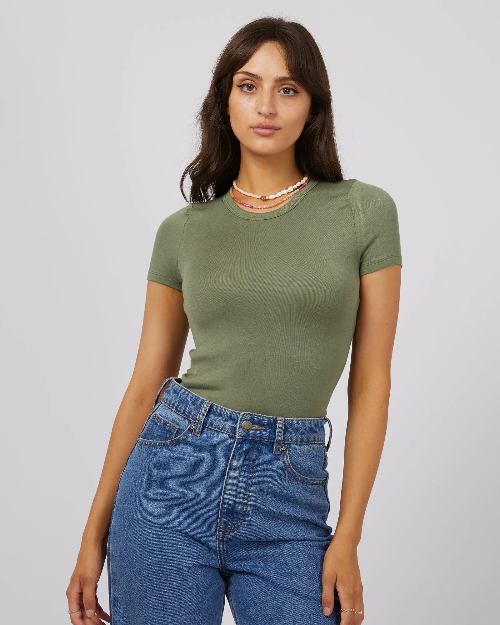 Eve Everyday Tee Khaki sold by All About Eve