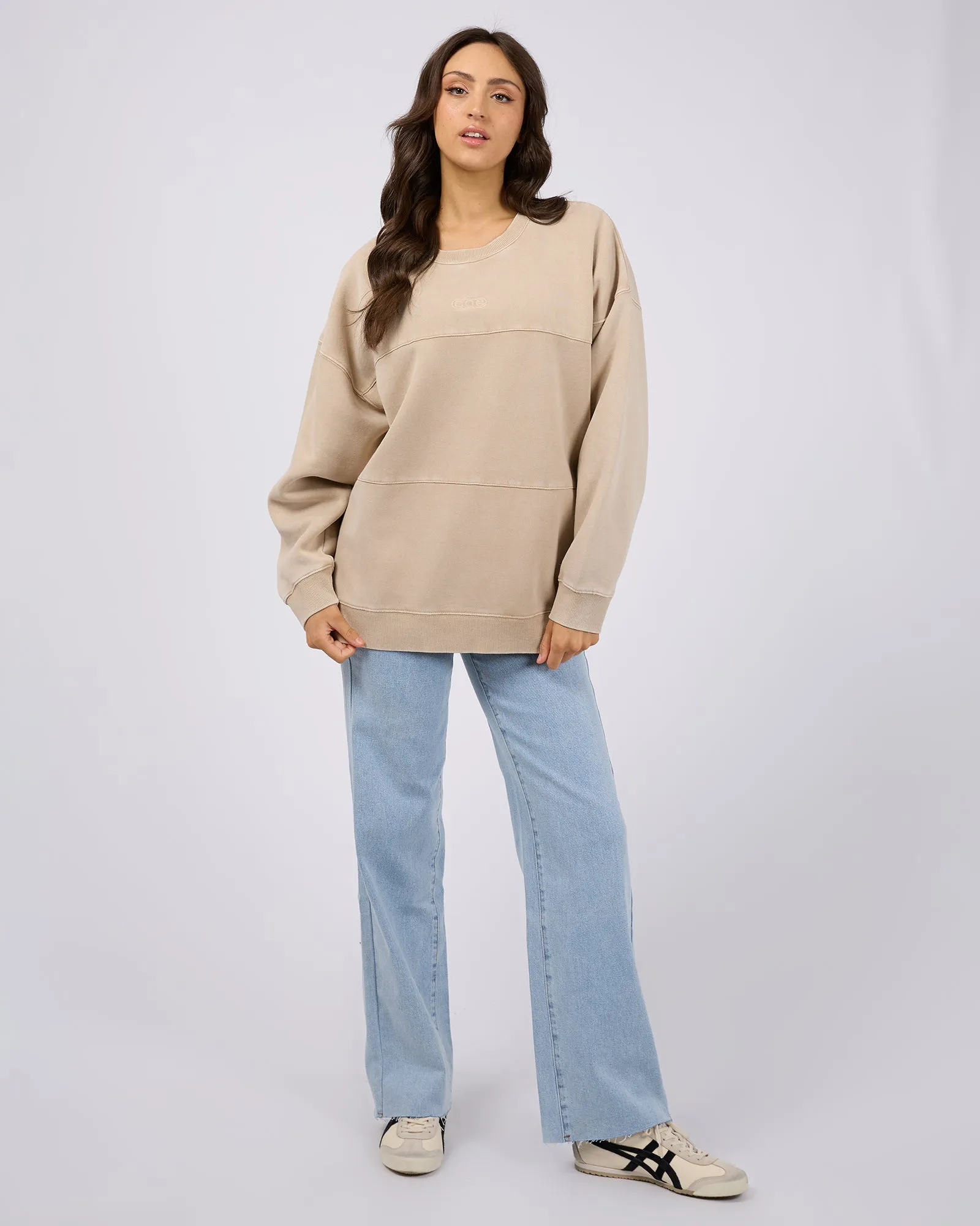 Piper Washed Crew Oatmeal sold by All About Eve product image thumbnail 2