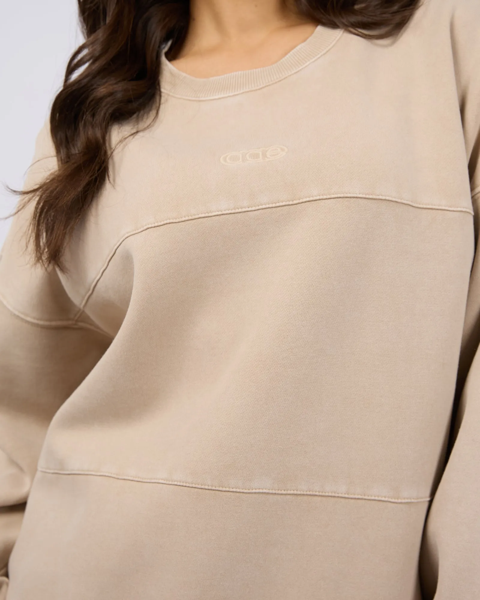 Piper Washed Crew Oatmeal sold by All About Eve product image thumbnail 5