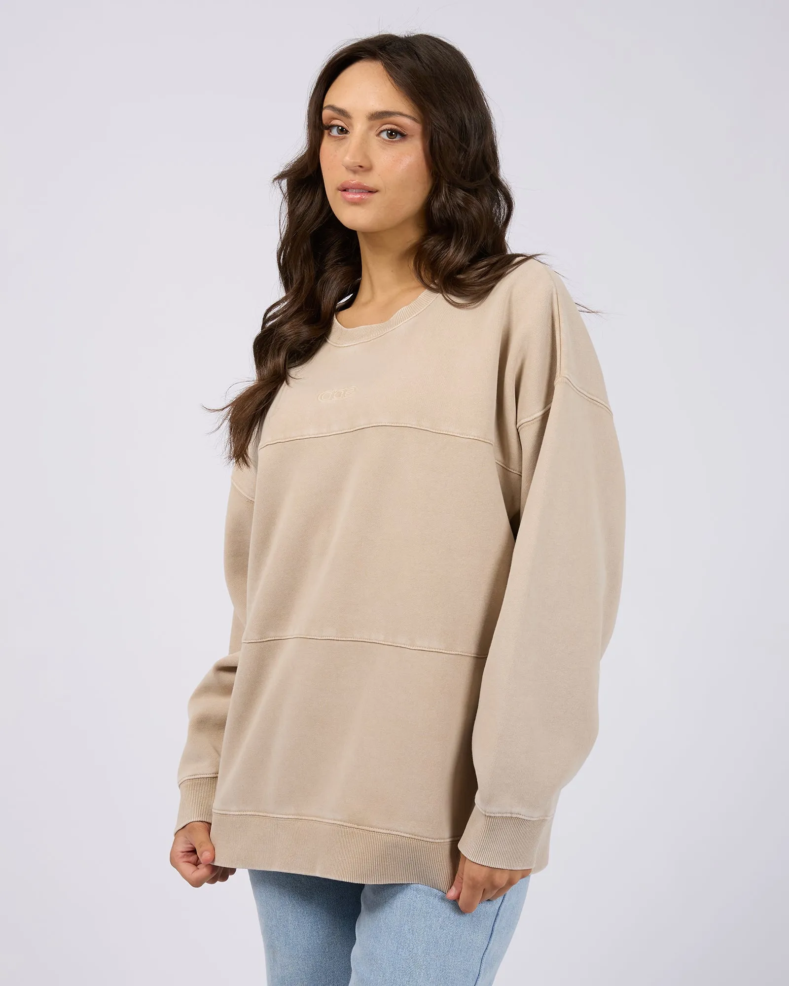 Piper Washed Crew Oatmeal sold by All About Eve product image thumbnail 4