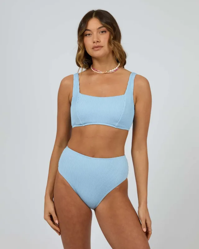Phoenix Hi Waist Pant Light Blue sold by All About Eve