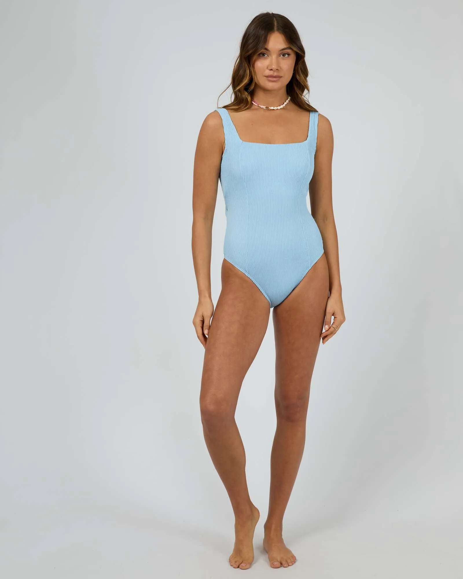 Phoenix Rib One Piece Light Blue sold by All About Eve product image thumbnail 2