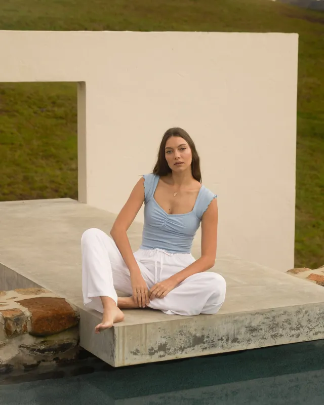 Bree Tee Blue made by All About Eve