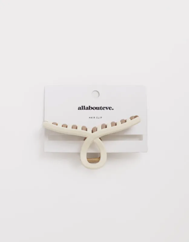 Charlie Hair Clip Tan sold by All About Eve