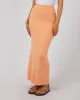 Henley Knit Skirt Orange sold by All About Eve
