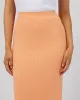 Henley Knit Skirt Orange sold by All About Eve