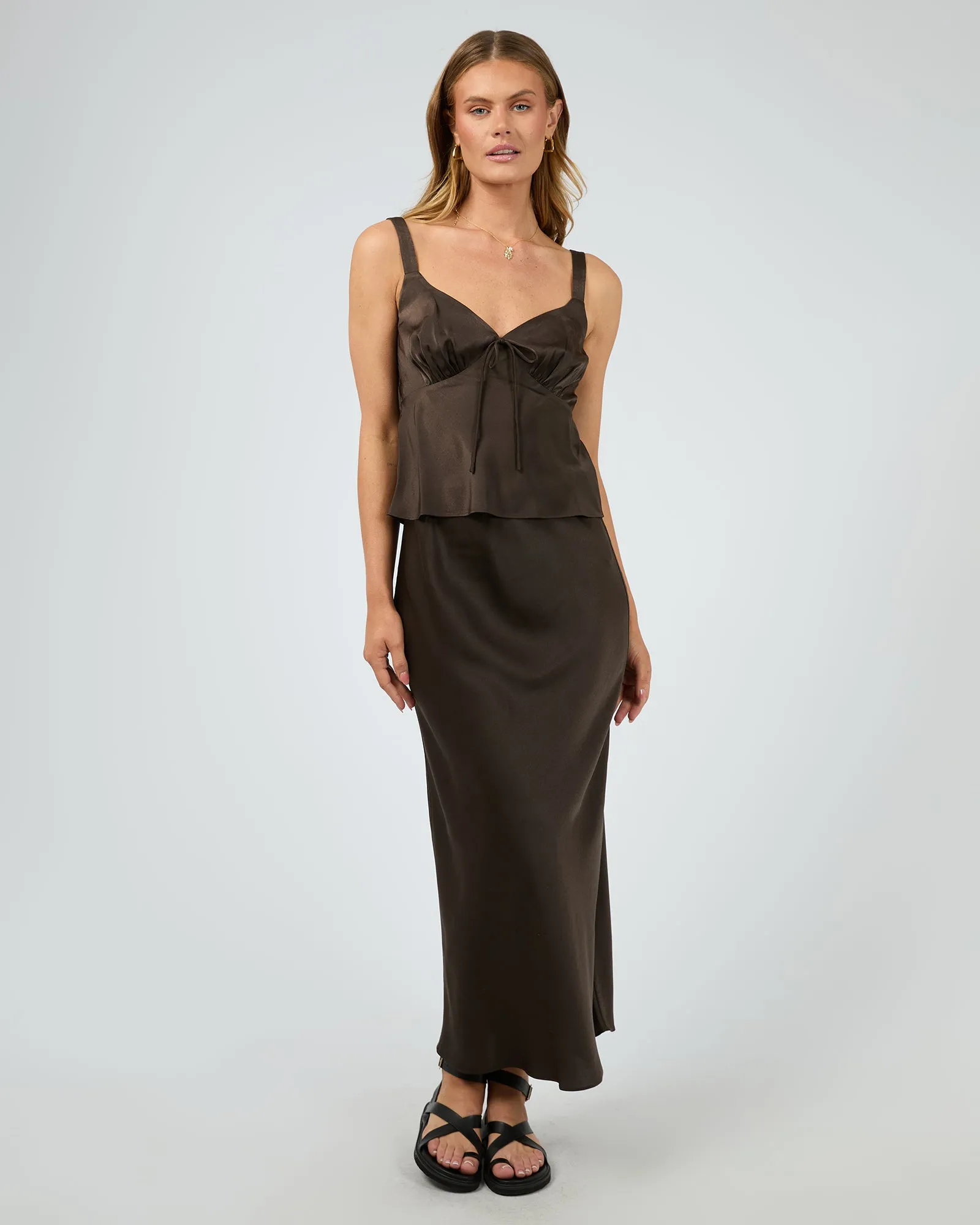 Aire Maxi Skirt Brown sold by All About Eve product image thumbnail 2