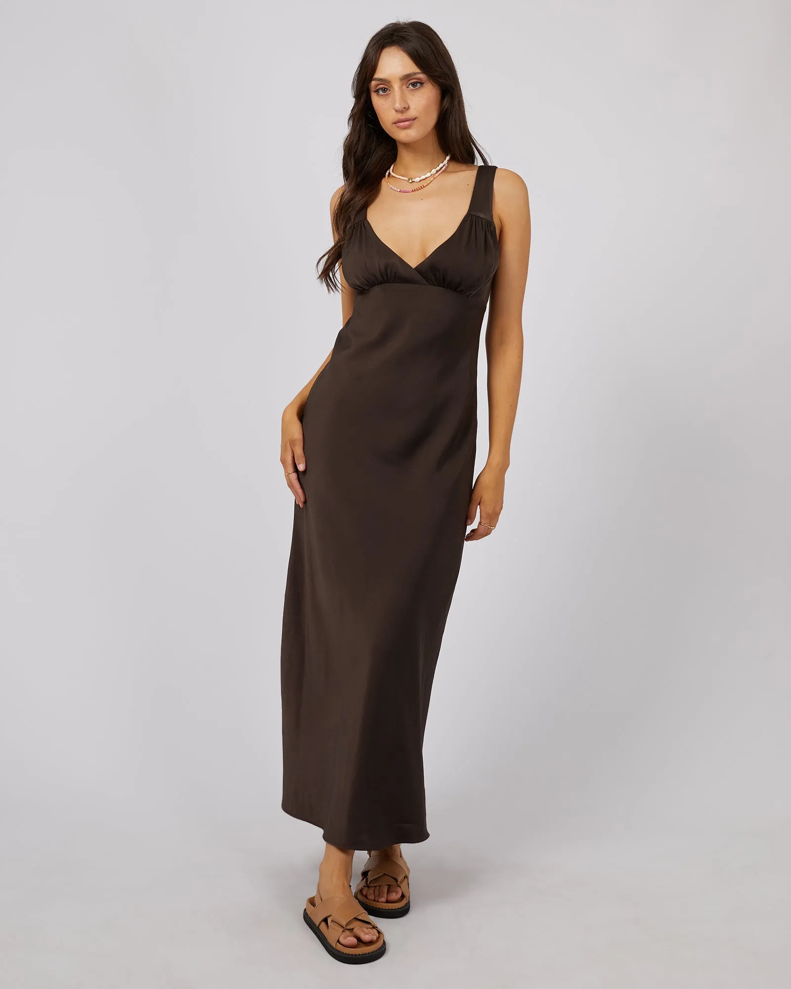 Aire Maxi Dress Brown sold by All About Eve product image thumbnail 2