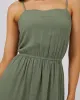 Luxe Linen Maxi Dress Khaki sold by All About Eve