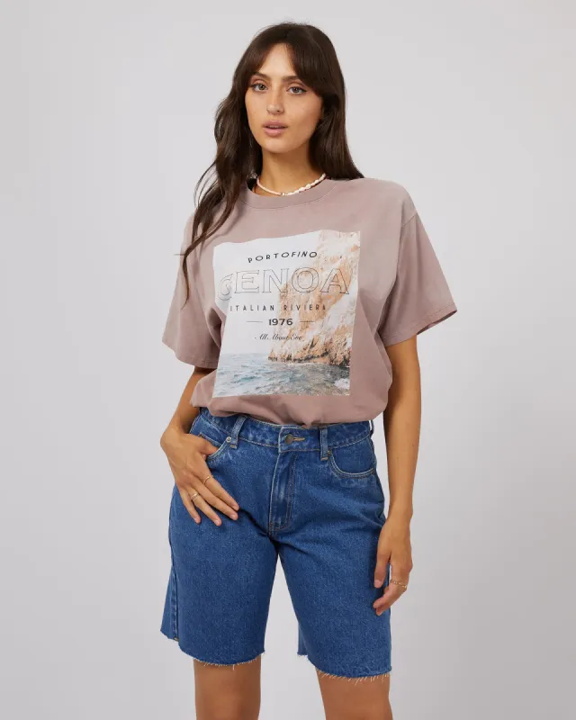 Genoa O/S Tee Fawn sold by All About Eve
