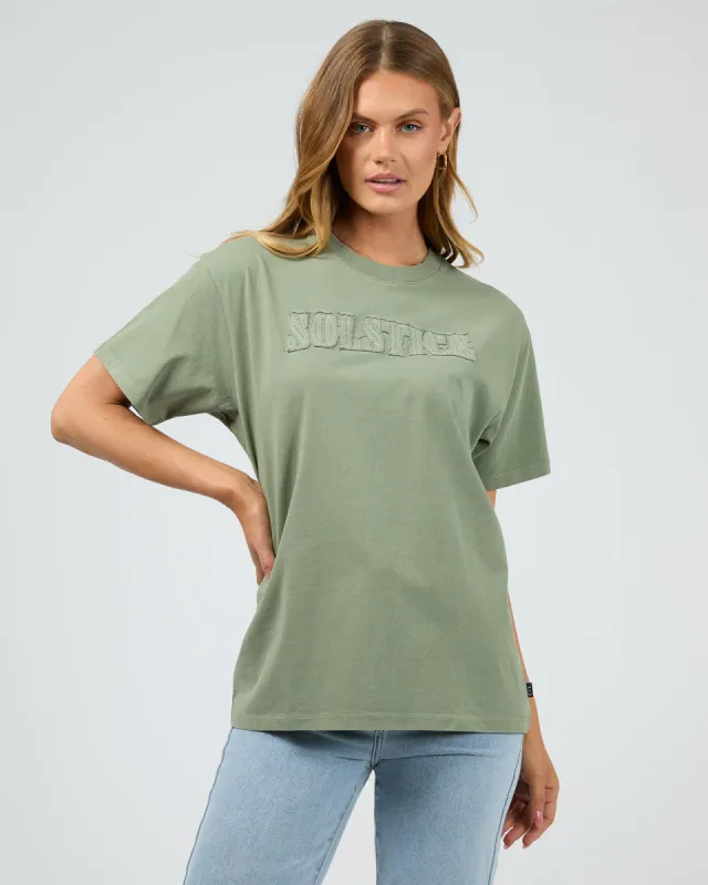 Sundown Oversized Tee Khaki sold by All About Eve