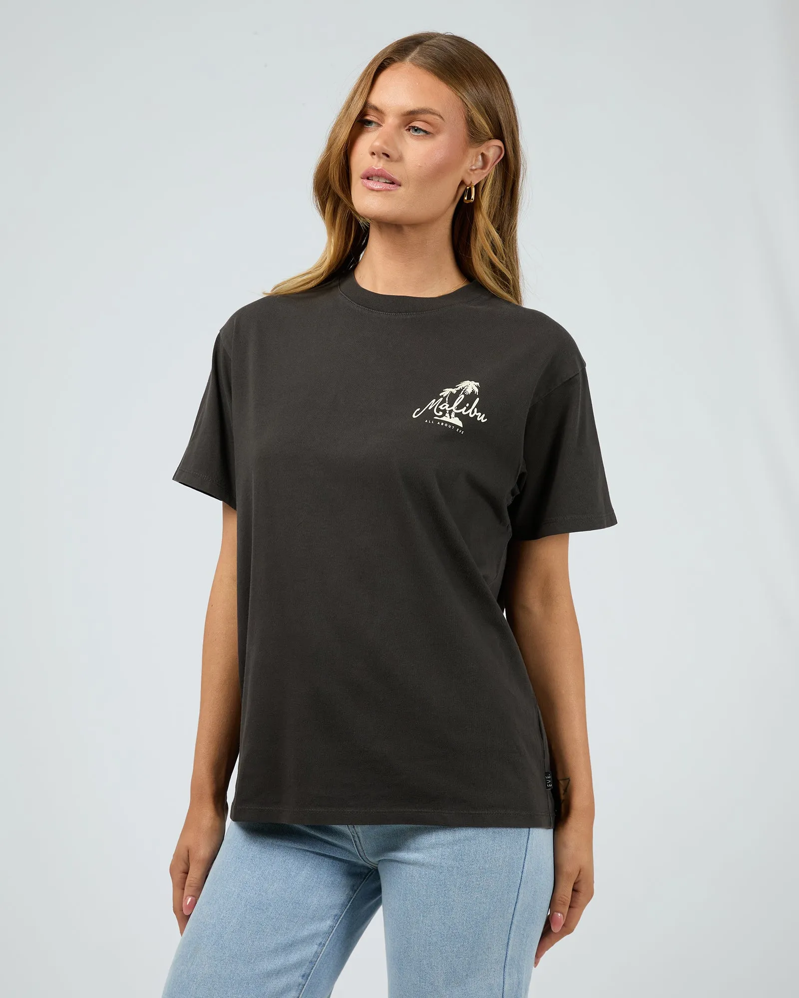 Malibu Shores Oversized Tee Washed Black sold by All About Eve product image thumbnail 4