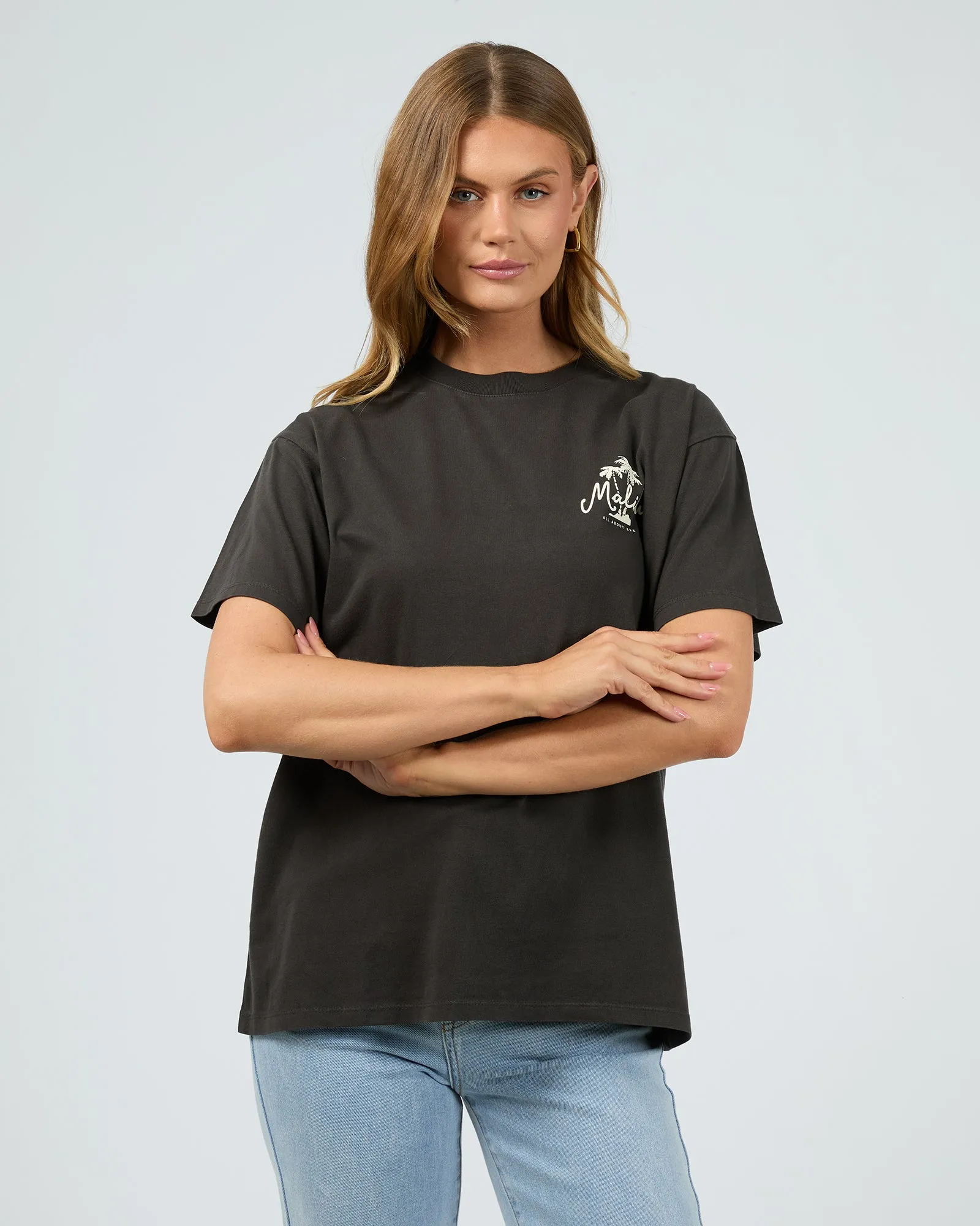 Malibu Shores Oversized Tee Washed Black sold by All About Eve product image thumbnail 3