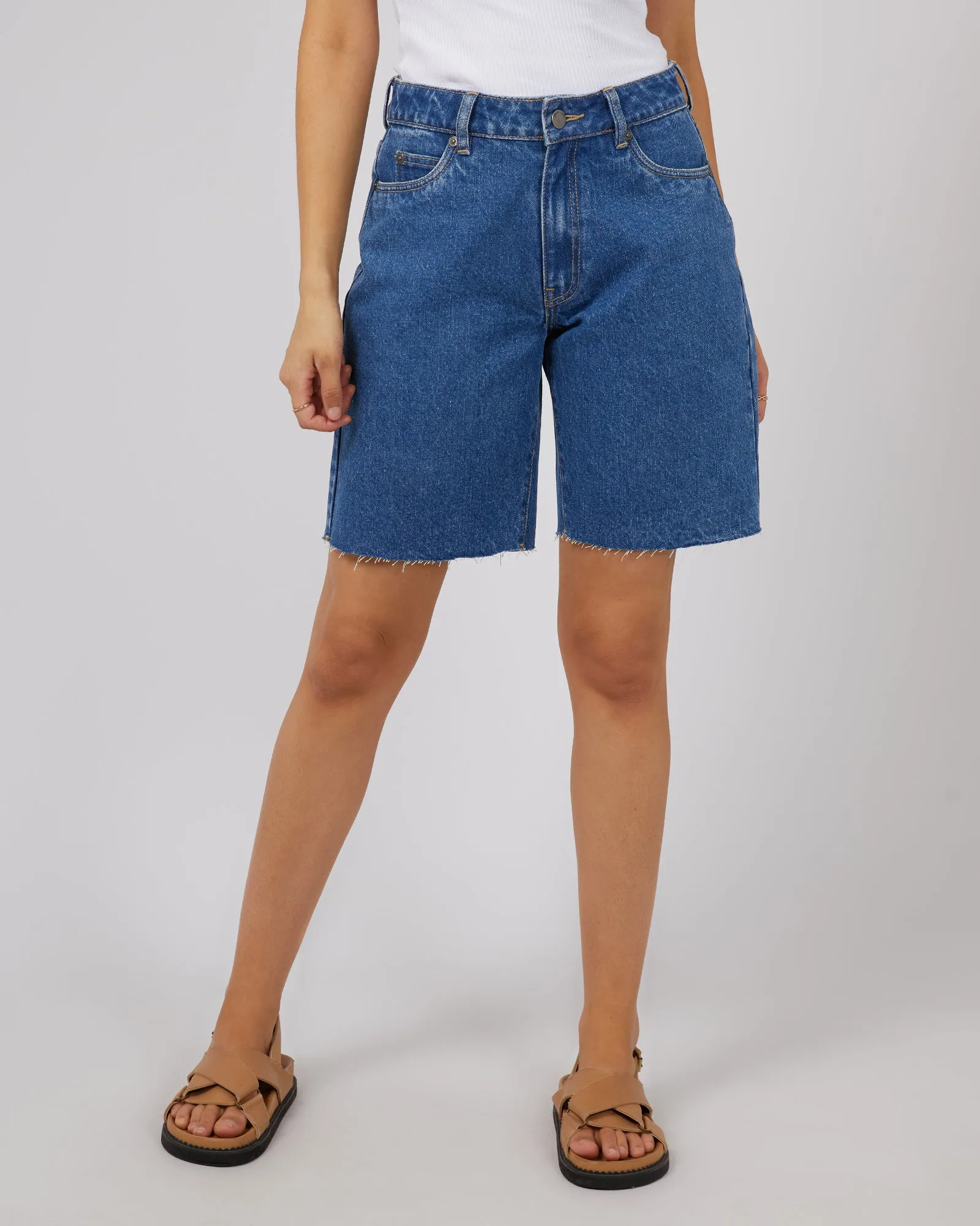 Lexie Denim Jort Heritage Blue sold by All About Eve product image thumbnail 2