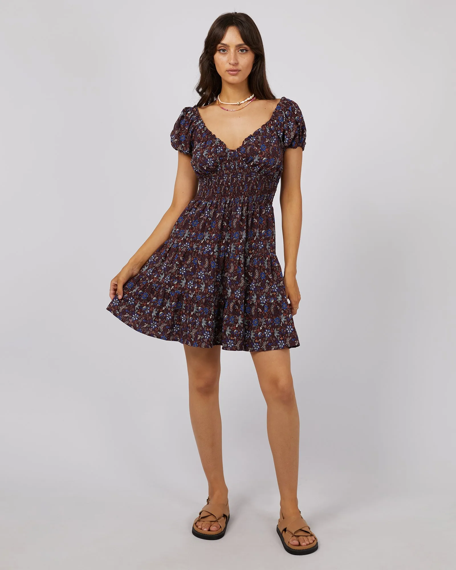 Millie Floral Print Mini Dress sold by All About Eve product image thumbnail 3