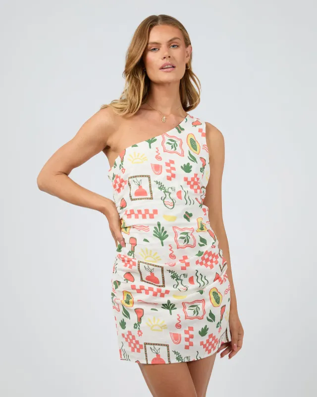 Valencia Print Mini Dress sold by All About Eve