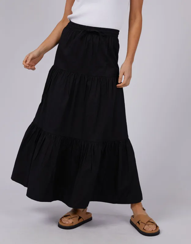 Hampton Maxi Skirt Black sold by All About Eve