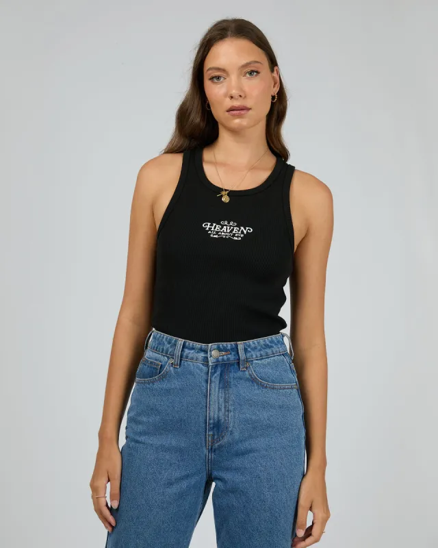 Heaven Tank Black sold by All About Eve