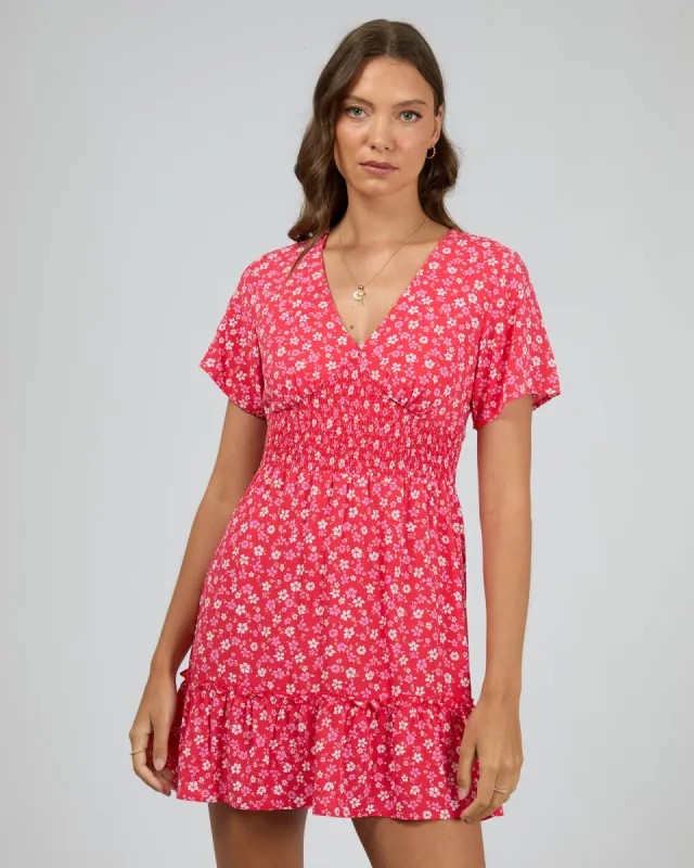 Dolly Mini Dress Red sold by All About Eve