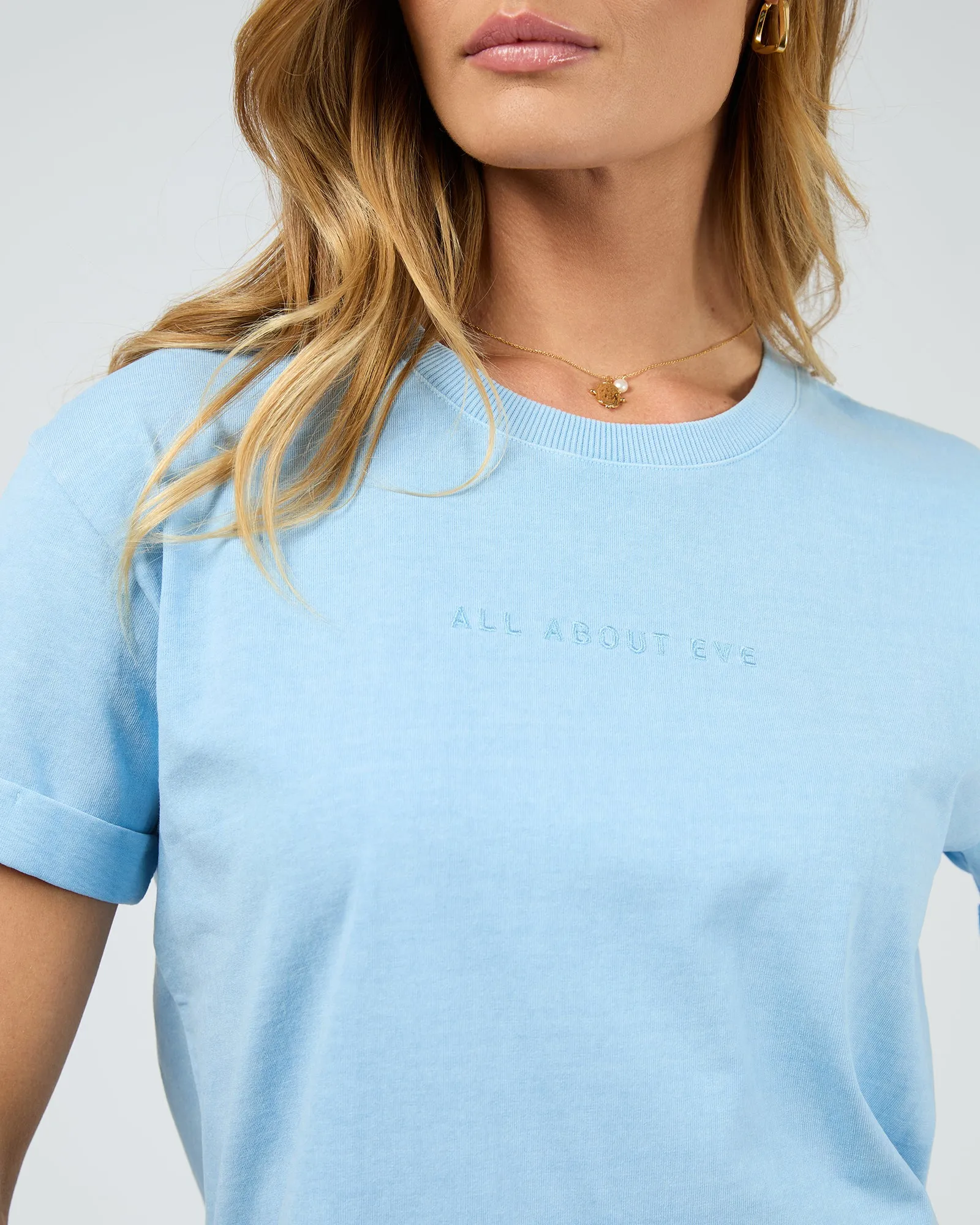 Aae Washed Tee Ocean Blue sold by All About Eve product image thumbnail 5