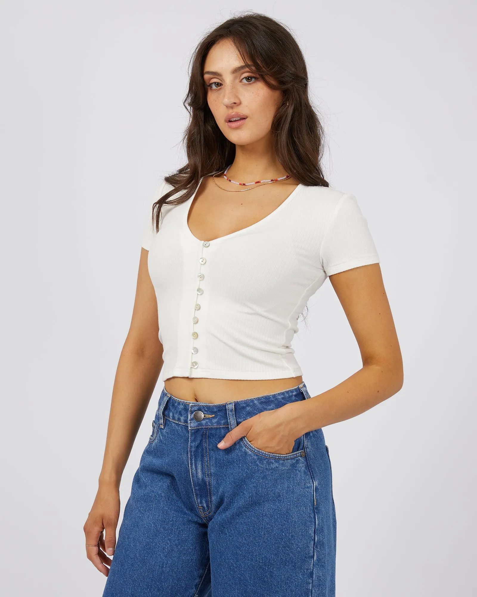 Sloane Top White sold by All About Eve product image thumbnail 4