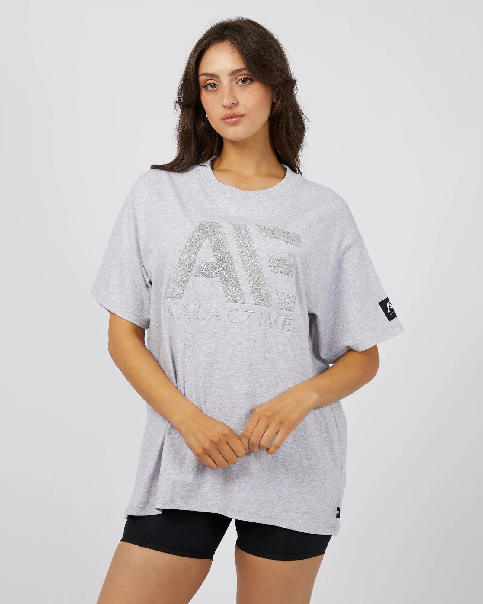 Base Active Tee Grey Marle sold by All About Eve
