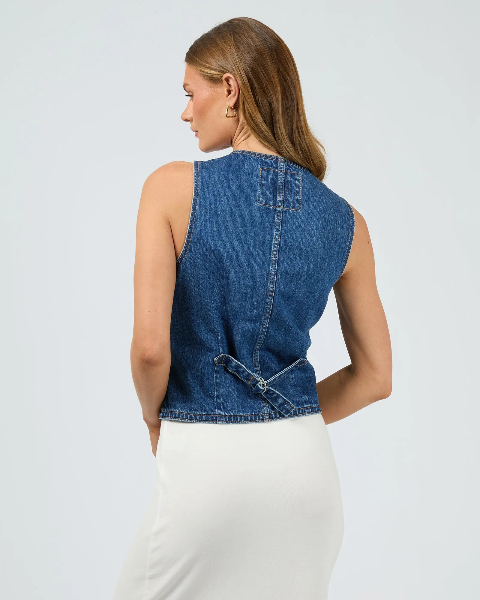 Korin Vest Blue sold by All About Eve product image thumbnail 3