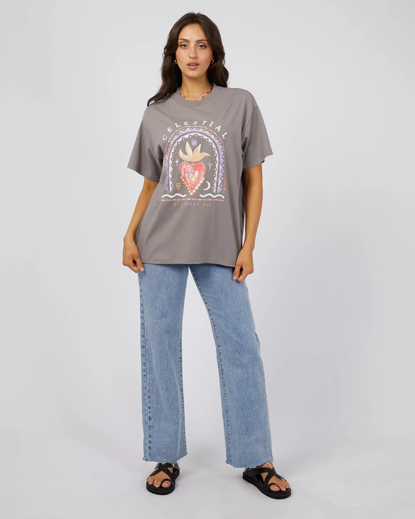 Celestial Oversized Tee Charcoal sold by All About Eve product image thumbnail 2