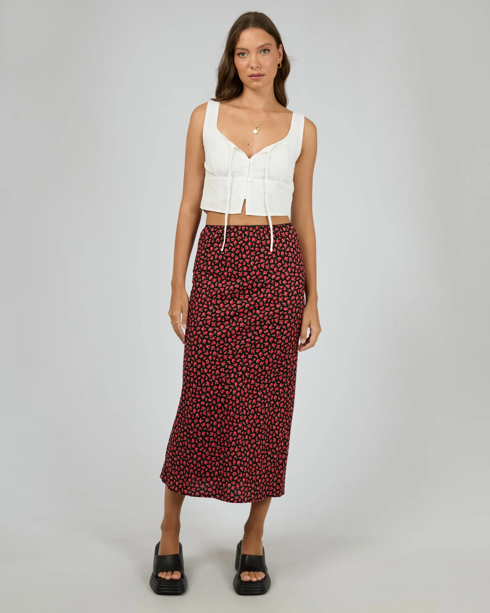 Lana Maxi Skirt Red sold by All About Eve product image thumbnail 2