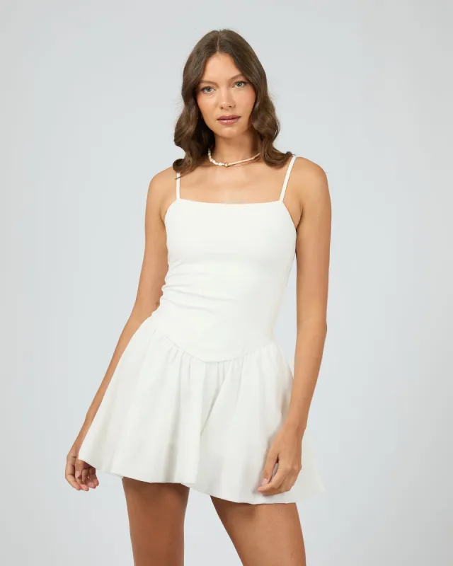 Nina Bubble Mini Dress Vintage White sold by All About Eve