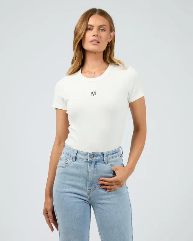 Eve Icon Regular Tee Vintage White sold by All About Eve