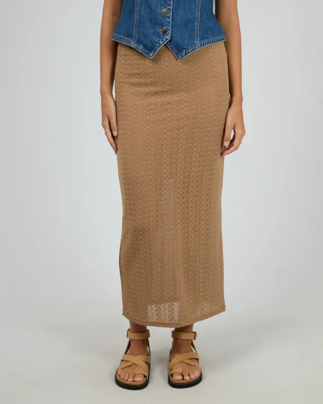 Tilda Maxi Skirt Fawn sold by All About Eve