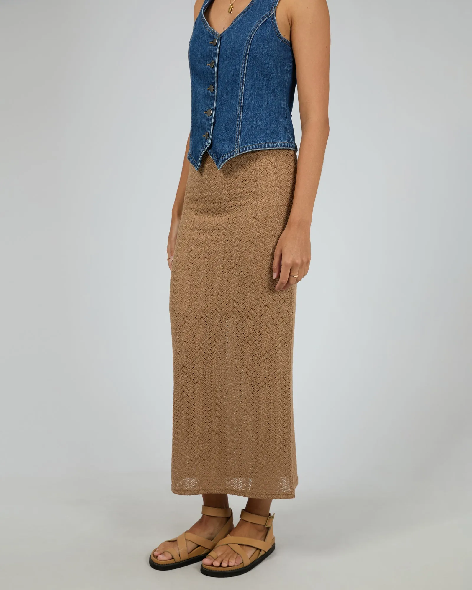 Tilda Maxi Skirt Fawn sold by All About Eve product image thumbnail 4