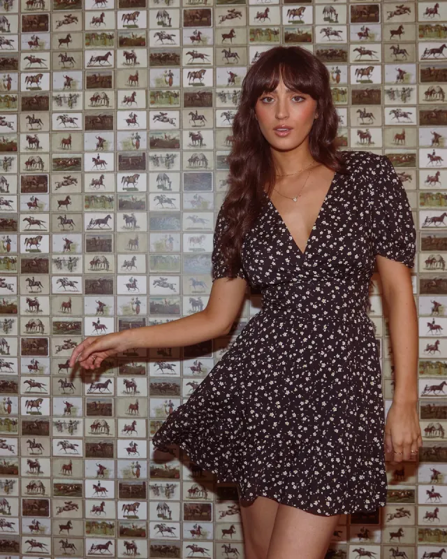 Lily Floral Print Mini Dress sold by All About Eve