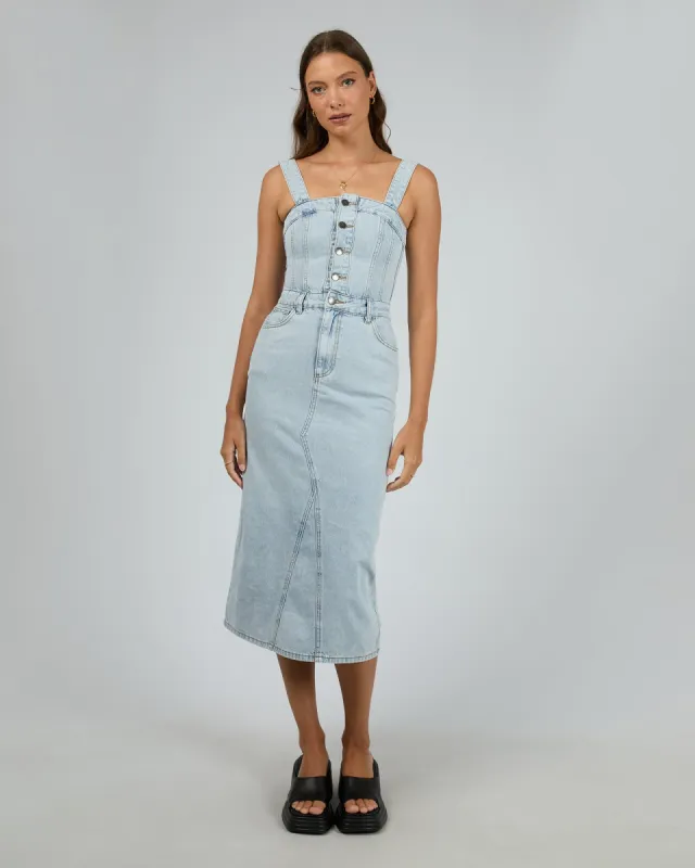 Coco Midi Dress Bleach sold by All About Eve