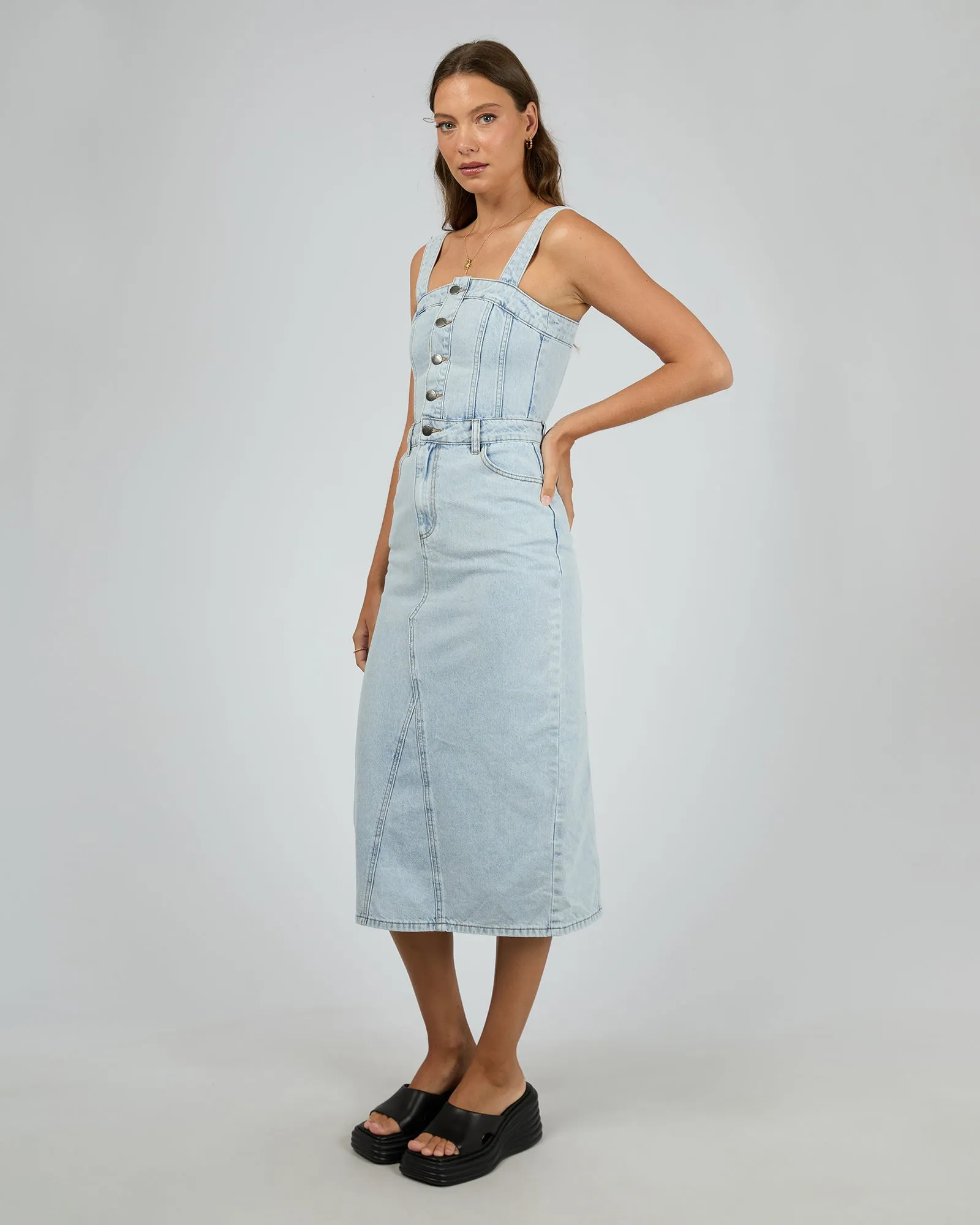 Coco Midi Dress Bleach sold by All About Eve product image thumbnail 4