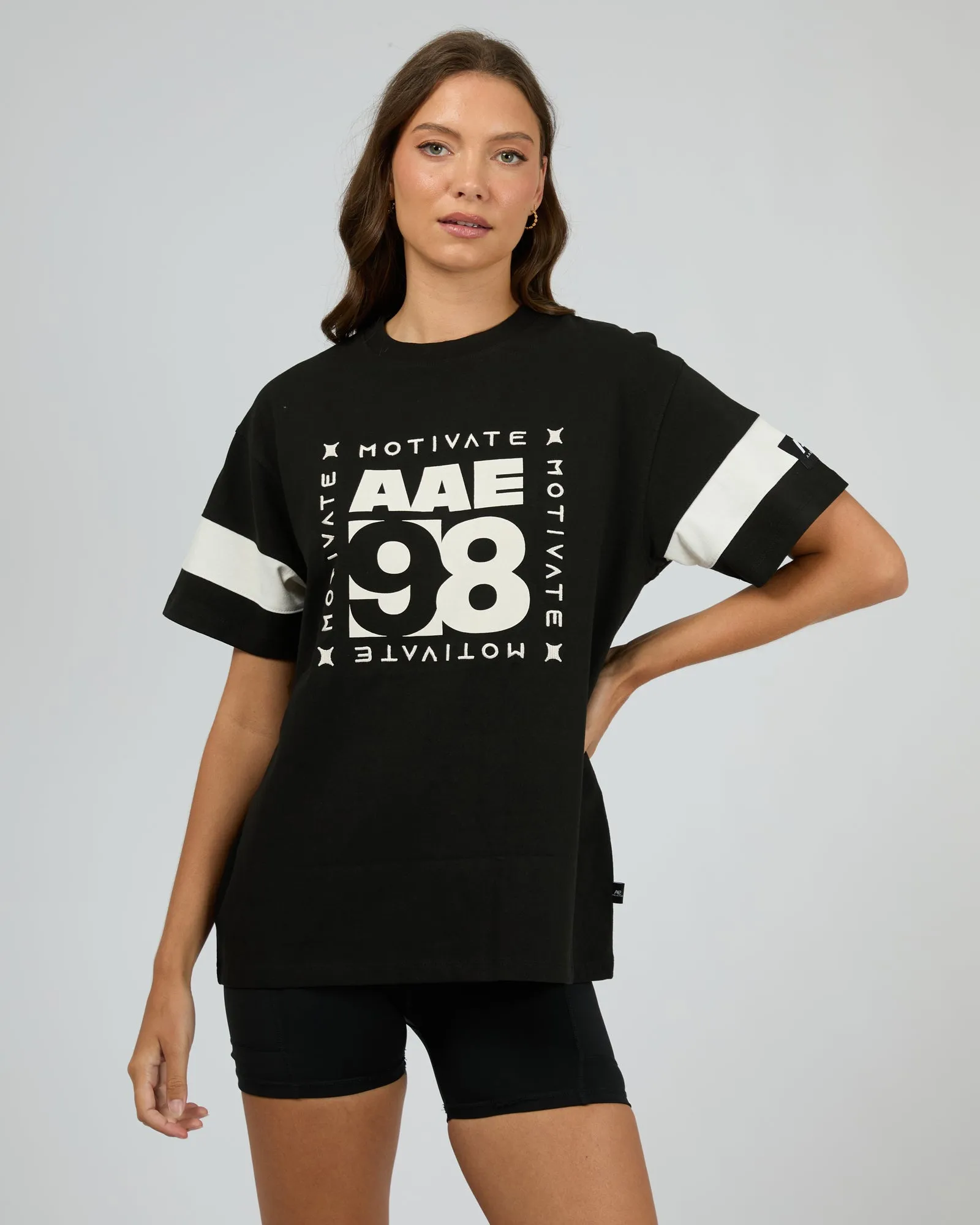 98 Oversized Tee Black sold by All About Eve