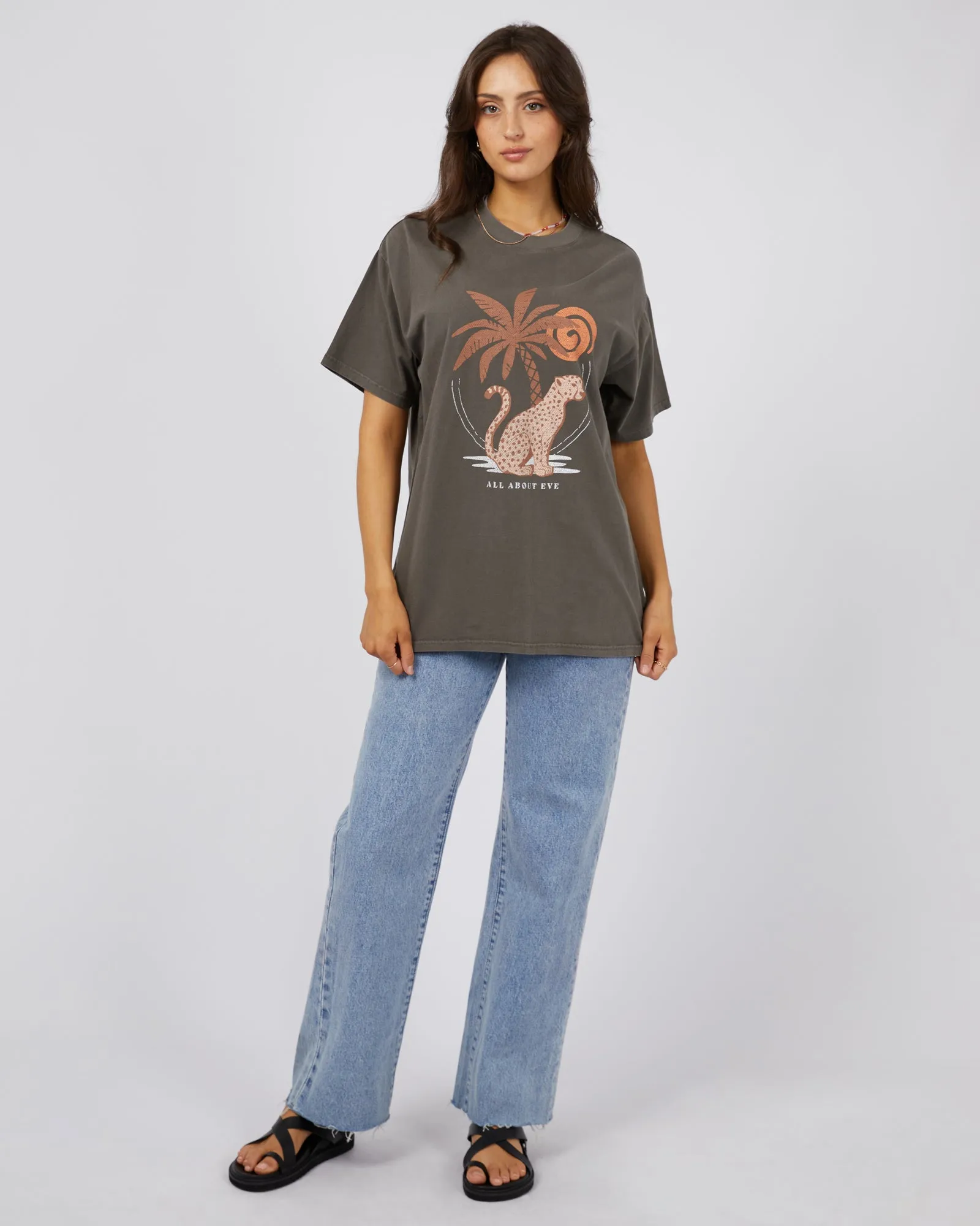 Sunbaked Oversized Tee Charcoal sold by All About Eve product image thumbnail 2